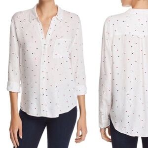 Rails Rocsi Multi Hearts Button Down Shirt